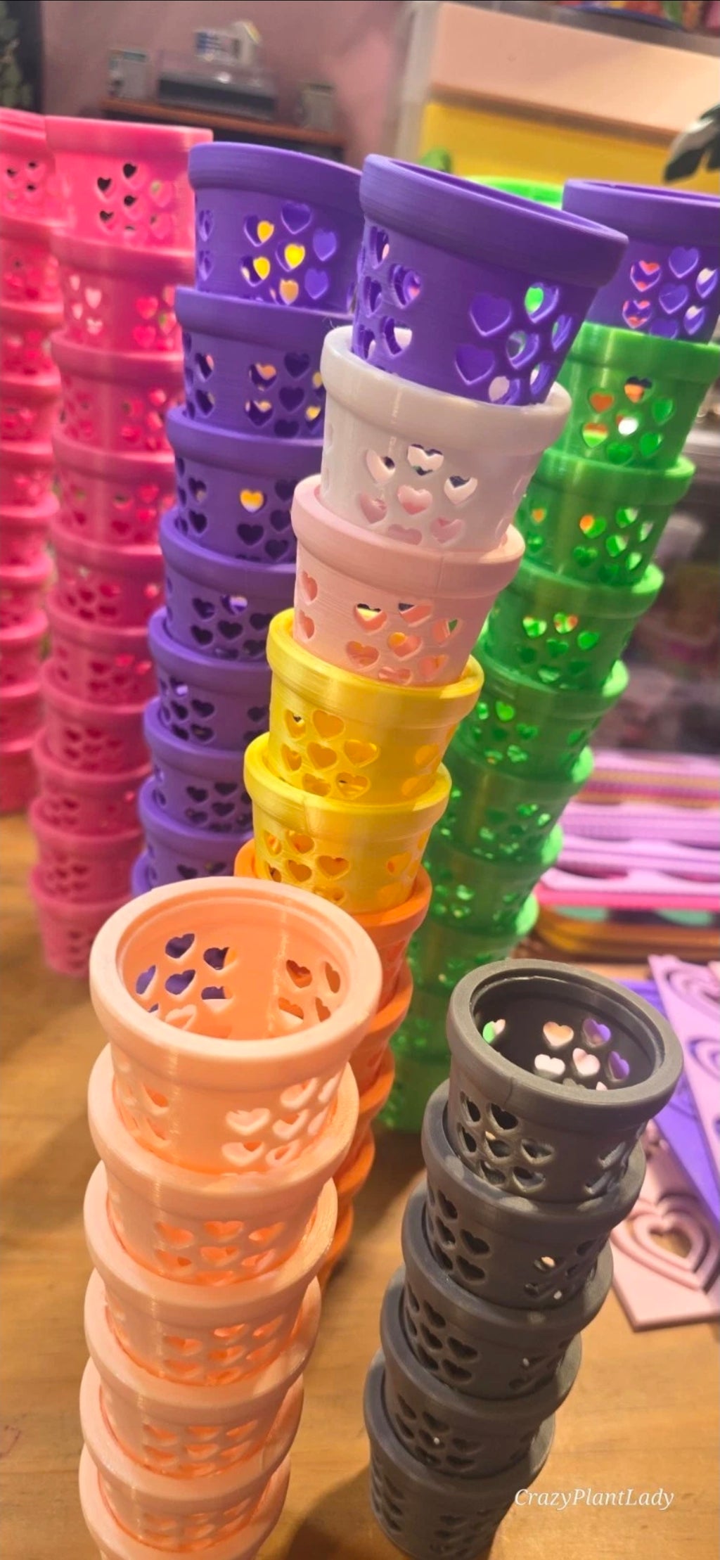 3D Printed Small Self-Watering Inserts 💕🌈🪴